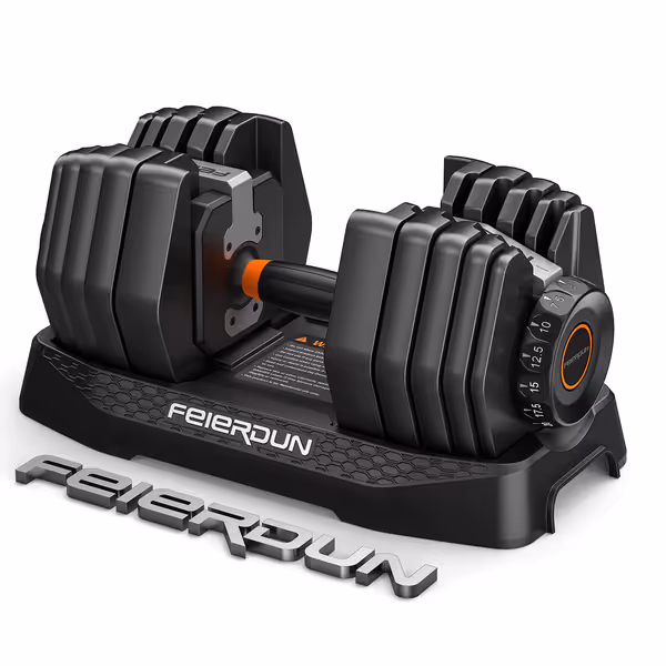 FEIERDUN Adjustable Dumbbell Set